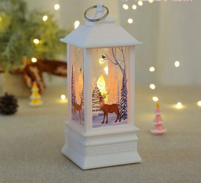 Christmas Retro Santa Claus Plastic Party Lightings