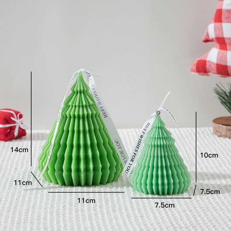 Christmas Cute Christmas Tree Paraffin Candle Home Fragrance