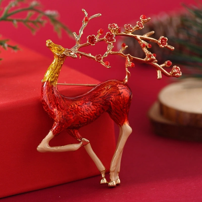IG Style Cute Pin Flower Elk Alloy Unisex Brooches 1 PCS/Package