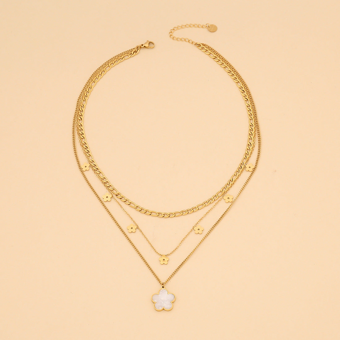 Fashion Butterfly Insect Stainless Steel Electroplating Necklaces