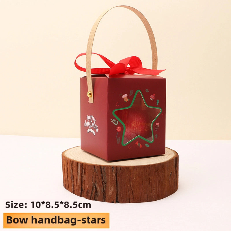 New Year Christmas Eve Apple Large Packaging Box Gift Box Packaging Box Portable Candy Gift Box Gift Box