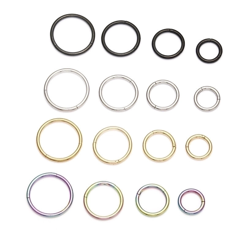 Minimalist Circle Stainless Steel Plating Nose Ring