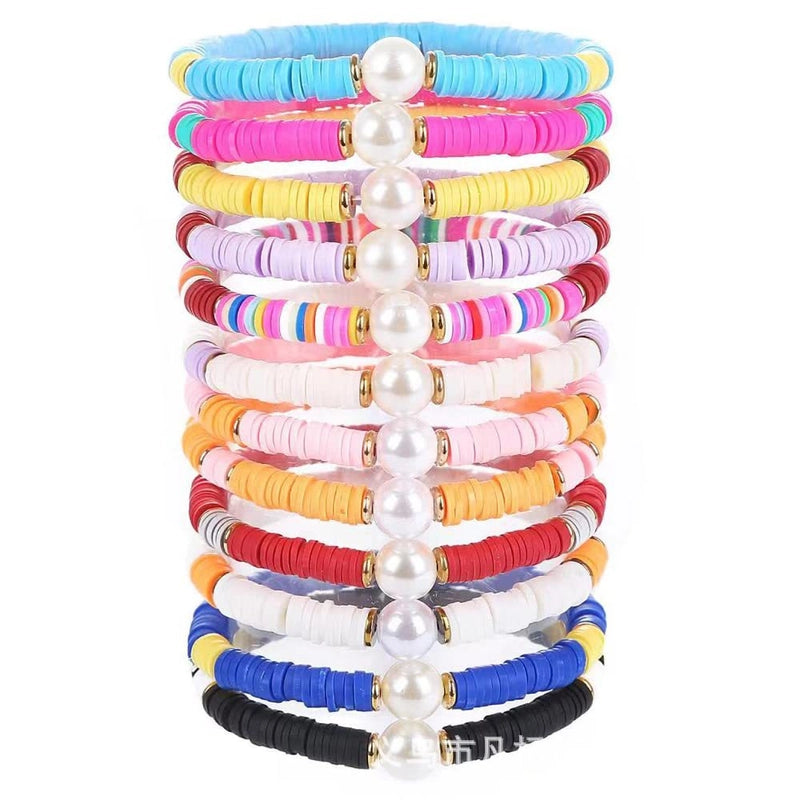 Hot Sale Heishi Bohemian Soft Bracelet Halloween Christmas Soft Bracelet Bangle