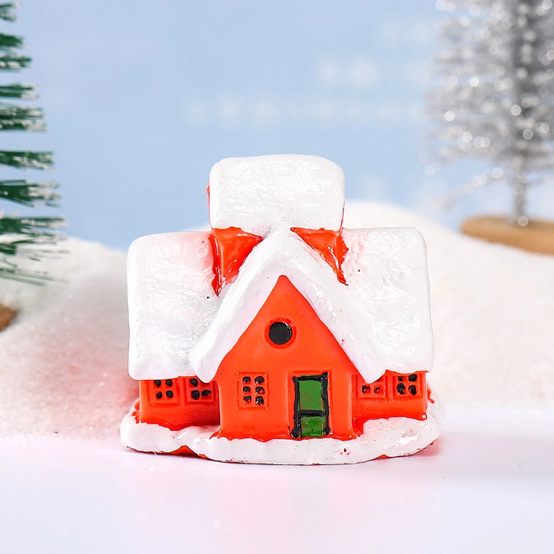 Christmas Cute Christmas Tree Santa Claus Gift Box Synthetic Resin Holiday Daily