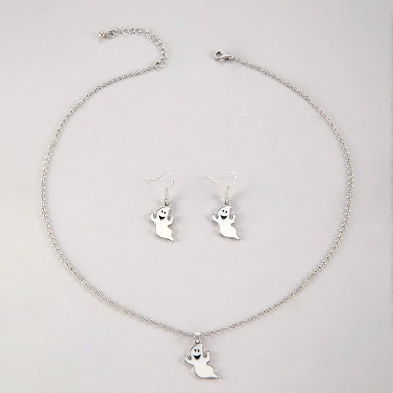 Halloween Pumpkin Ghost Demon Earrings