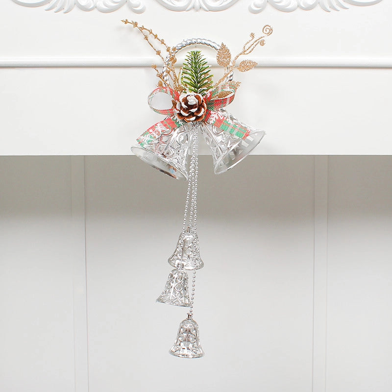 Christmas Casual Bell Plastic Party Hanging Ornaments Decorations