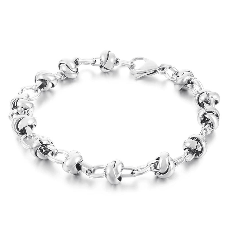 Business Solid Color Titanium Steel 18K Gold Plated Bracelets In Bulk