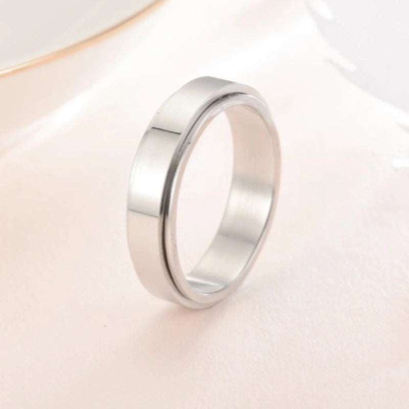 Titanium Steel Rotatable Ring