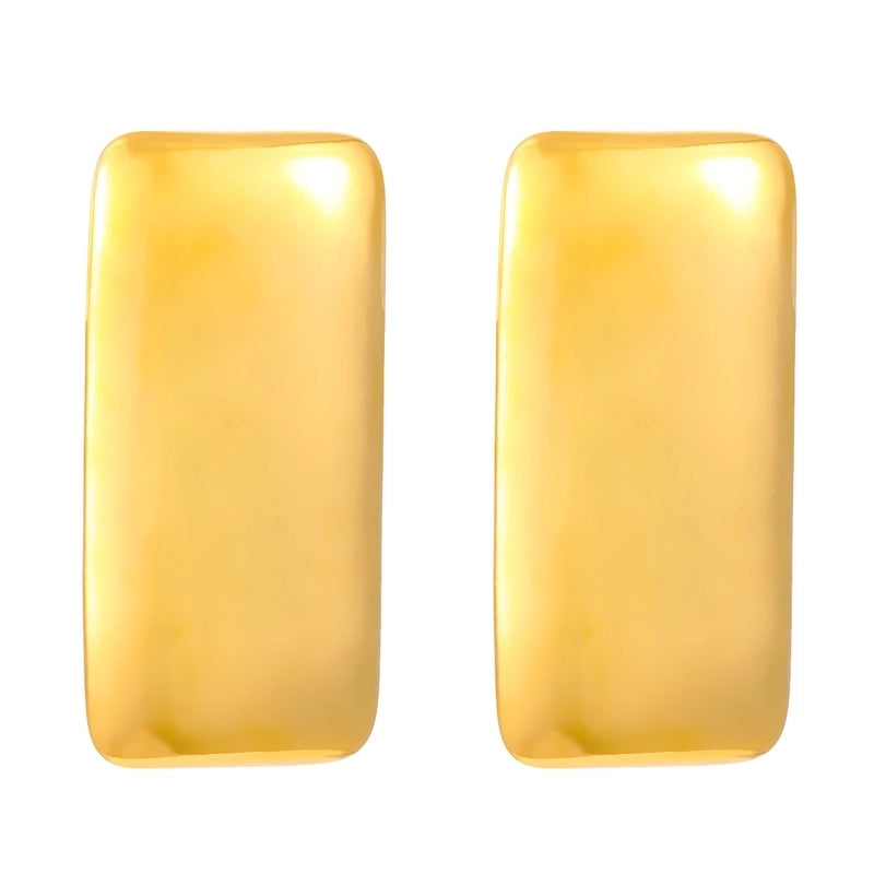 1 Pair Elegant Streetwear Geometric Plating 304 Stainless Steel Ear Studs