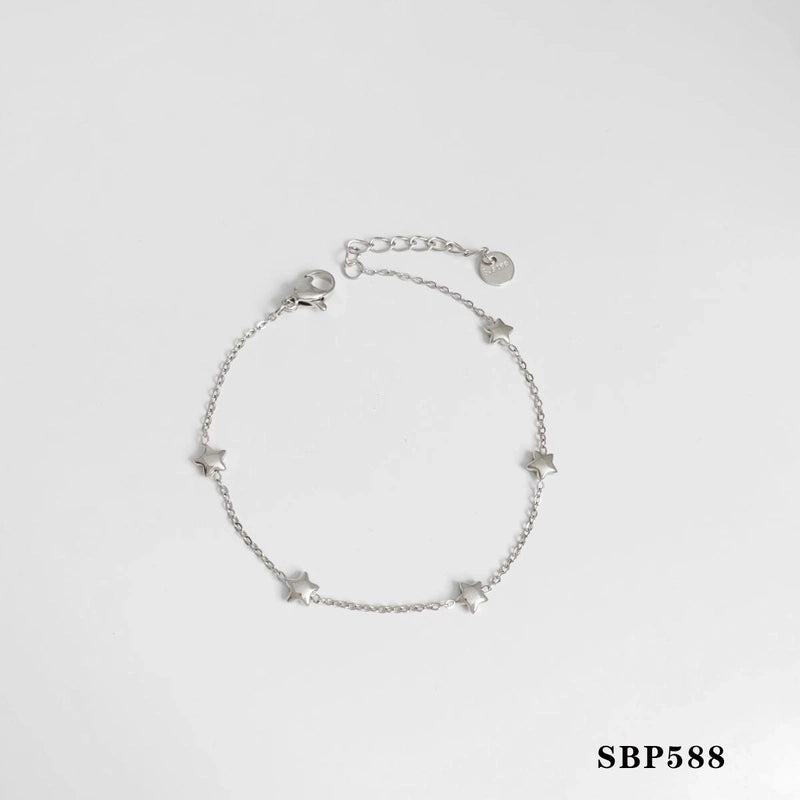 Modern Style Geometric Star Heart Shape 304 Stainless Steel 16K Gold Plated White Gold Plated Gold Plated Artificial Pearls Rhinestones Bracelets In Bulk