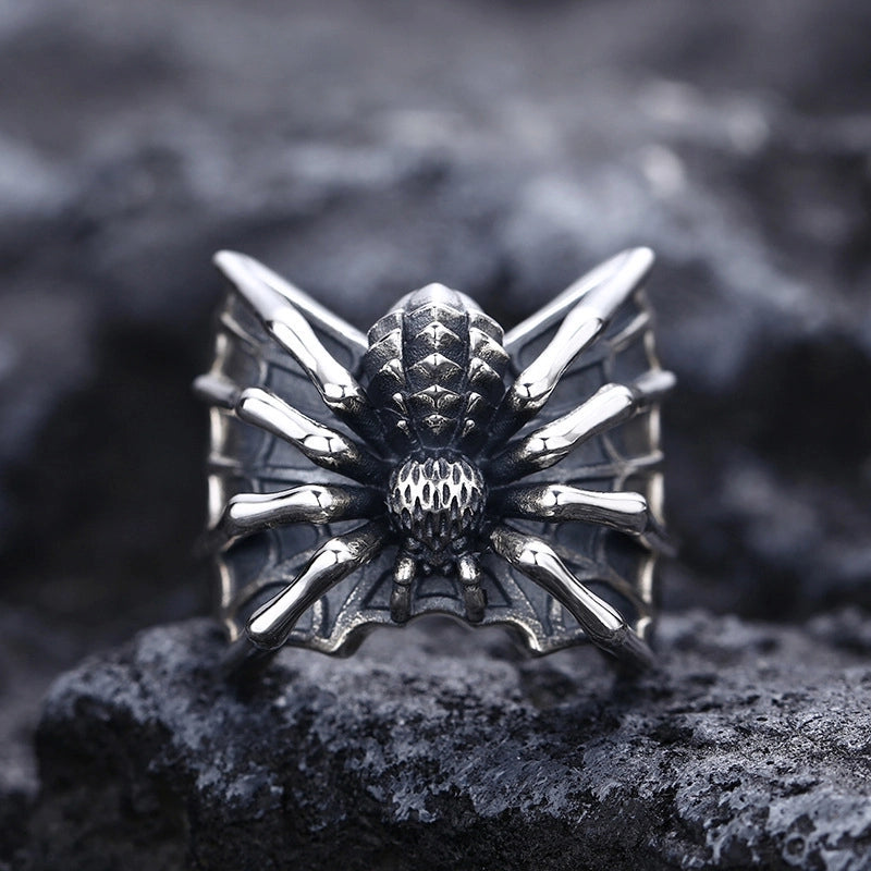 Hip-Hop Retro Spider Alloy Plating Halloween Men's Rings