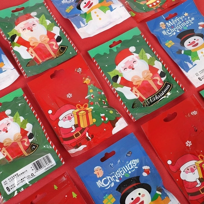 Christmas Cartoon Plastic Party Party Packs
