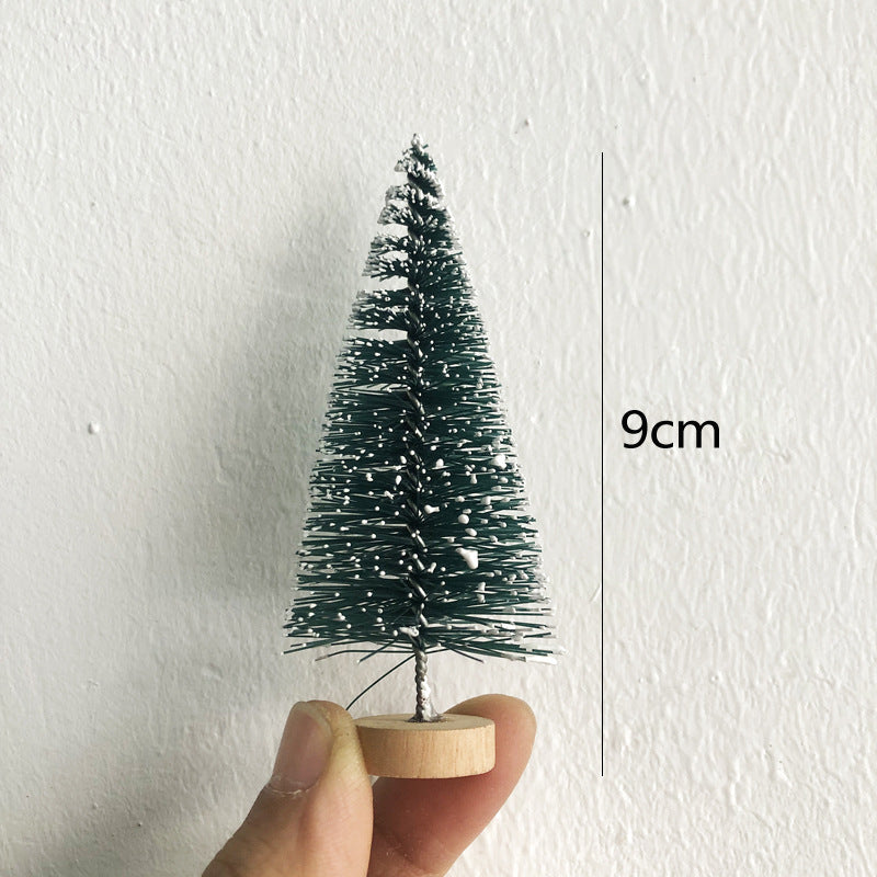 50 Pieces Christmas Cake Decoration Topper Grass Circle Leaves Santa Claus Snowman Reindeer Christmas Tree Cake Insert Ornament