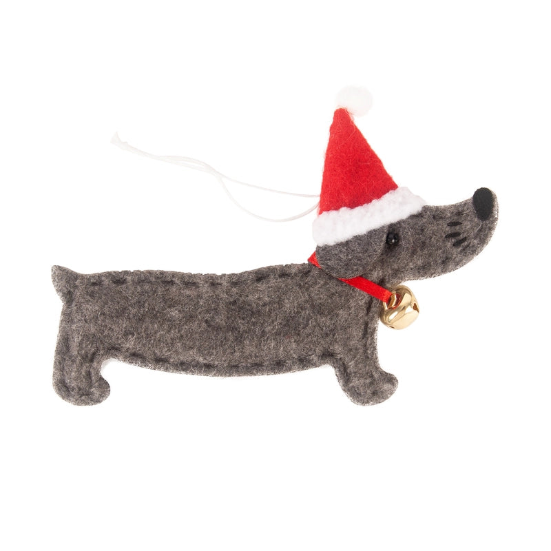 Christmas Dog Nonwoven Party Hanging Ornaments