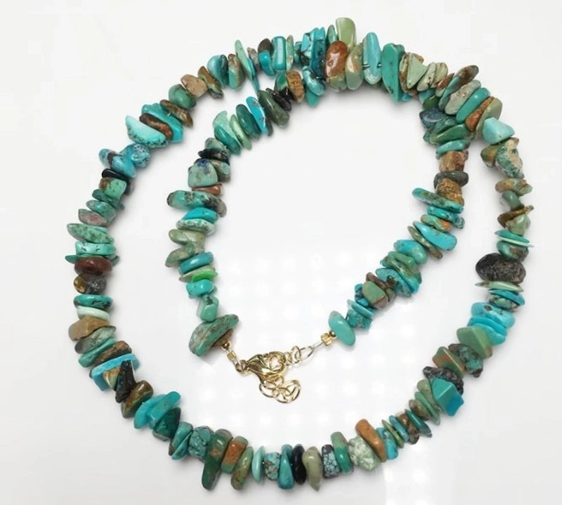 2 Pieces Ethnic Style Geometric Crystal Beaded Necklace