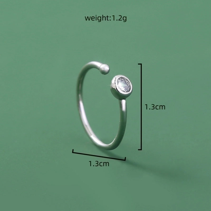 Simple Stainless Steel Piercing U-shaped Nose Ring Piercing Nose Ornaments