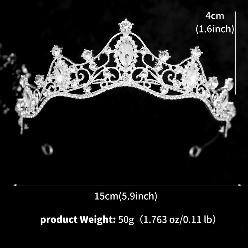 New Fashion Bride Crown Halloween Performance Dress Up Girl Crown Little Princess Birthday Party Crown