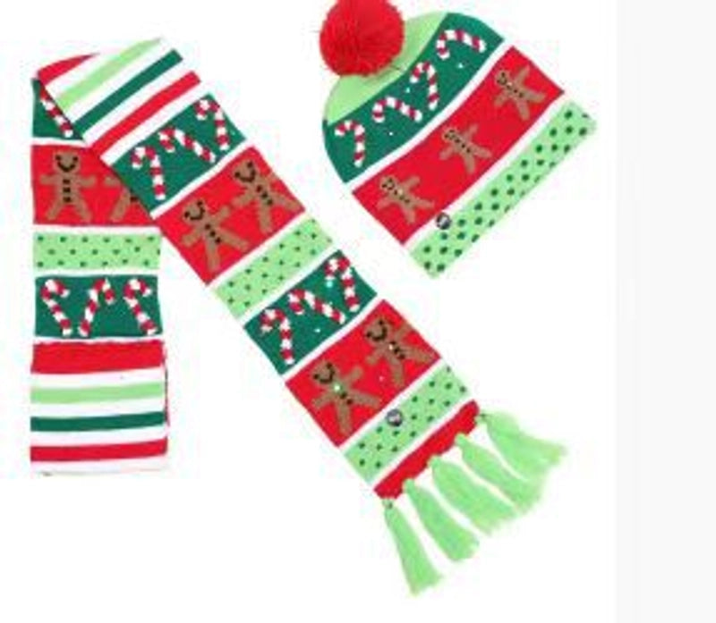 Kid'S IG Style Santa Claus Elk Pom Poms Wool Cap