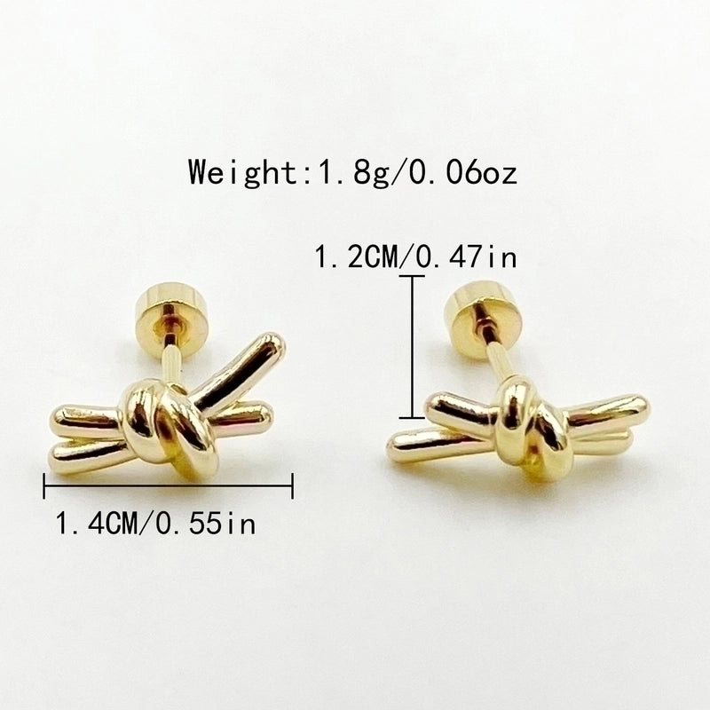 1 Pair Basic Minimalist Star Moon Heart Shape Plating 304 Stainless Steel 14K Gold Plated Ear Studs