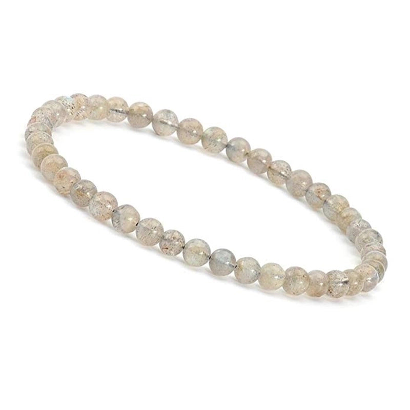 1 Piece Minimalist Round Natural Stone Beaded Bracelets