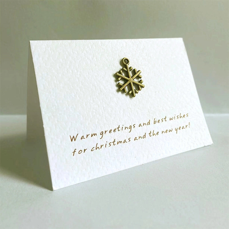 Christmas Minimalist Classic Style Letter Party Festival Card