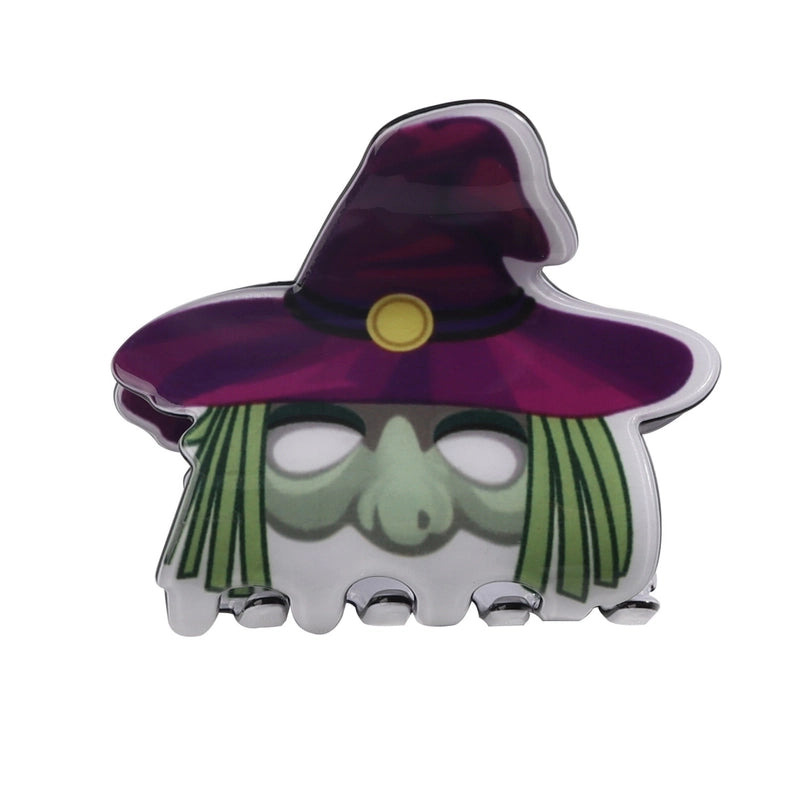 Halloween Hip-Hop Funny Women's Cat Spider Skull PVC Hair Claws