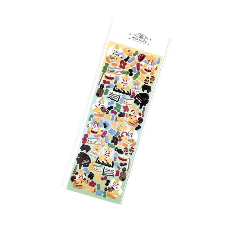 Cute Cartoon Animal Handbook Stickers