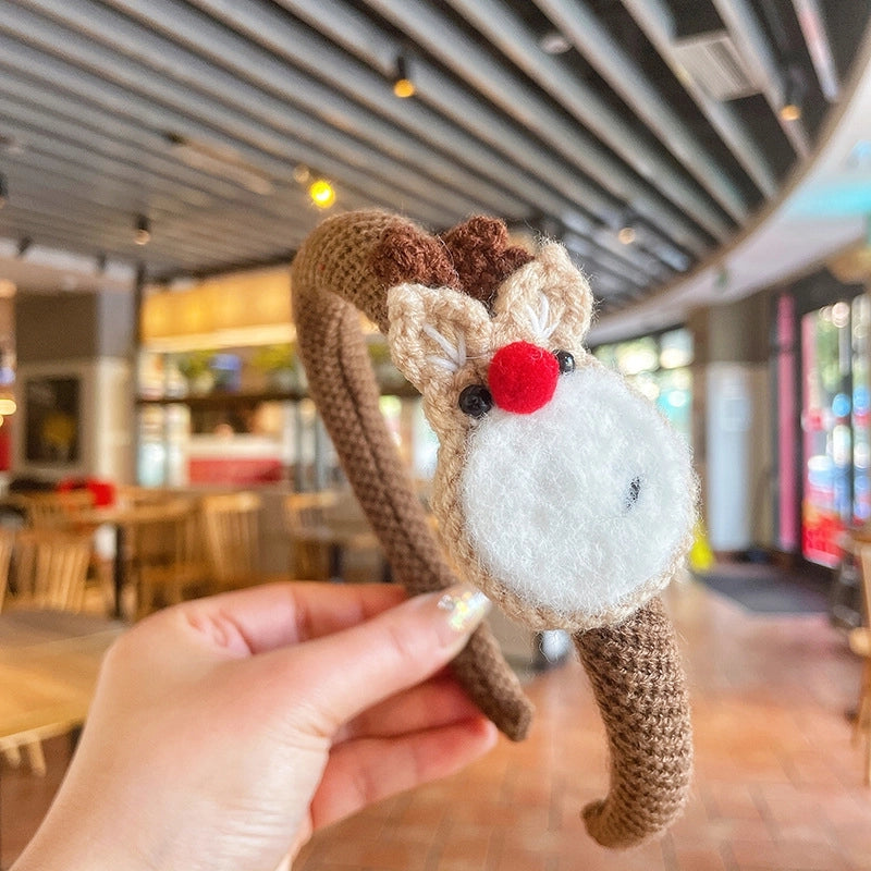 Christmas Cute Kid'S Christmas Tree Santa Claus Alloy Hair Clip Hair Band Hair Tie