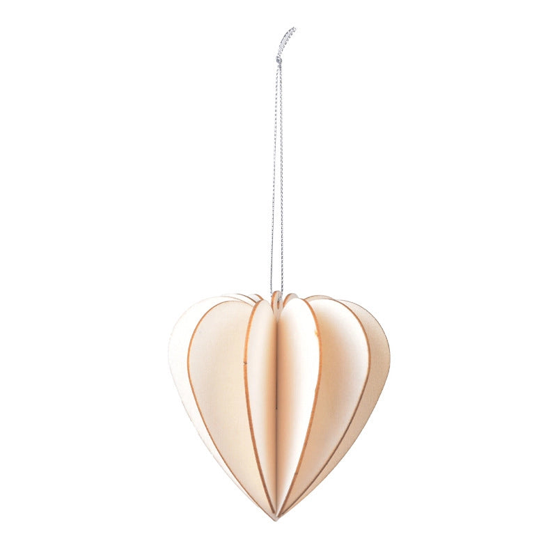 Christmas Minimalist Christmas Tree Angel Star Wood Party Hanging Ornaments