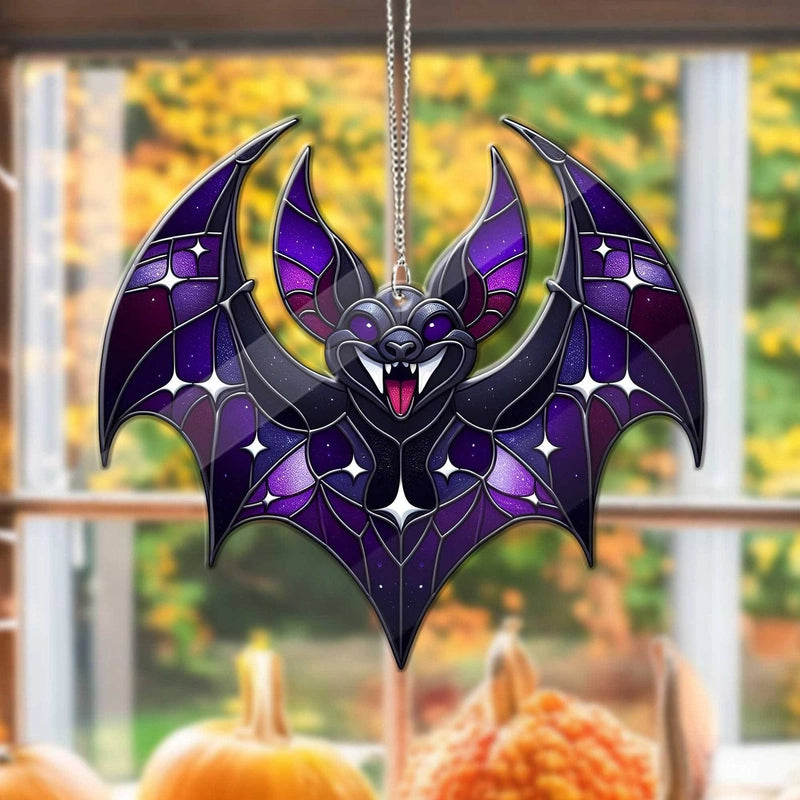 Halloween Modern Style Animal Bat Arylic Window Accessories