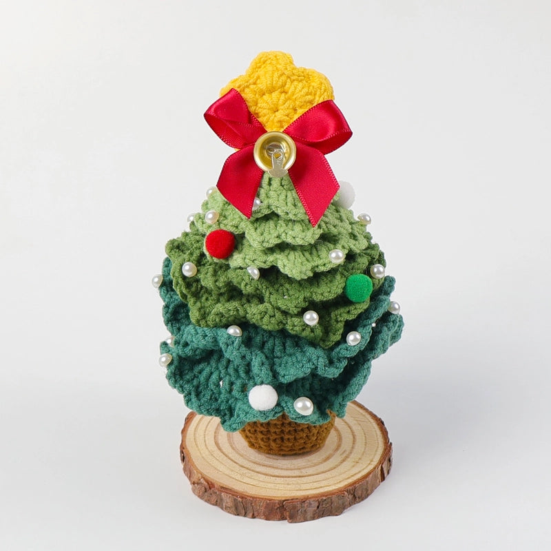 Christmas Pastoral Christmas Tree Plastic Yarn Party Ornaments