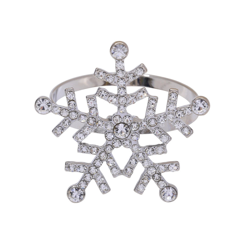 Christmas Casual Vacation Snowflake Alloy Home Daily Napkin Ring
