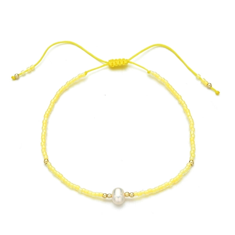 Bohemian Colorful Freshwater Pearl Seed Bead Bracelets