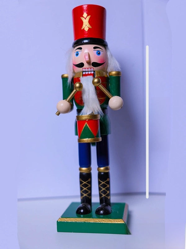 Christmas Gift Nutcracker Guard Decoration Home Desktop Ceramic Decoration Gift Children Christmas Gift