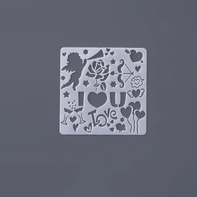 Painting Diy Square Graffiti Template Decorative Border Ruler