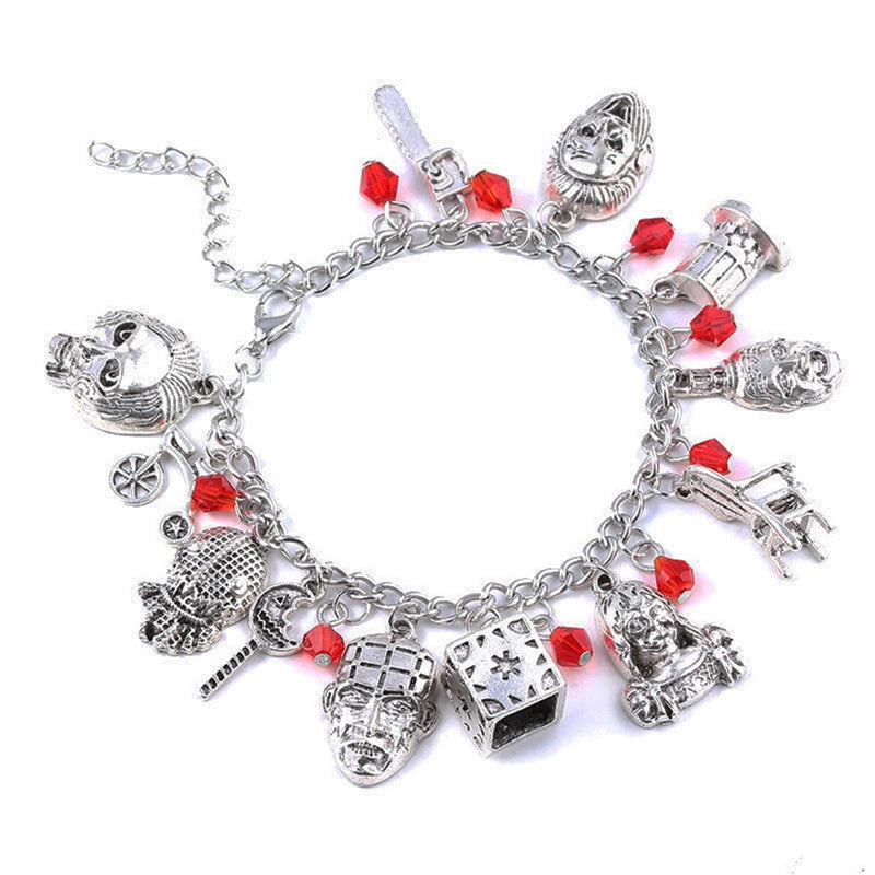 Halloween Horror Charm Bracelet Jason Mask Annabel Horror Role-playing Bracelet Film And Television Peripheral