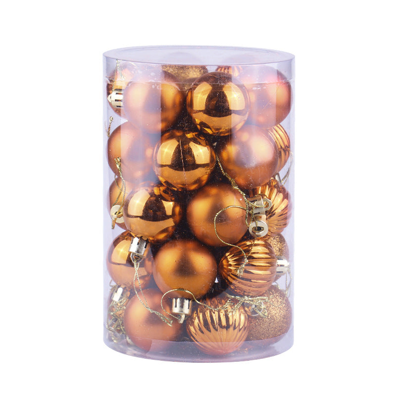 34 Christmas Ball Set 4cm Christmas Decoration Christmas Tree Decoration Balls Irregular Balls