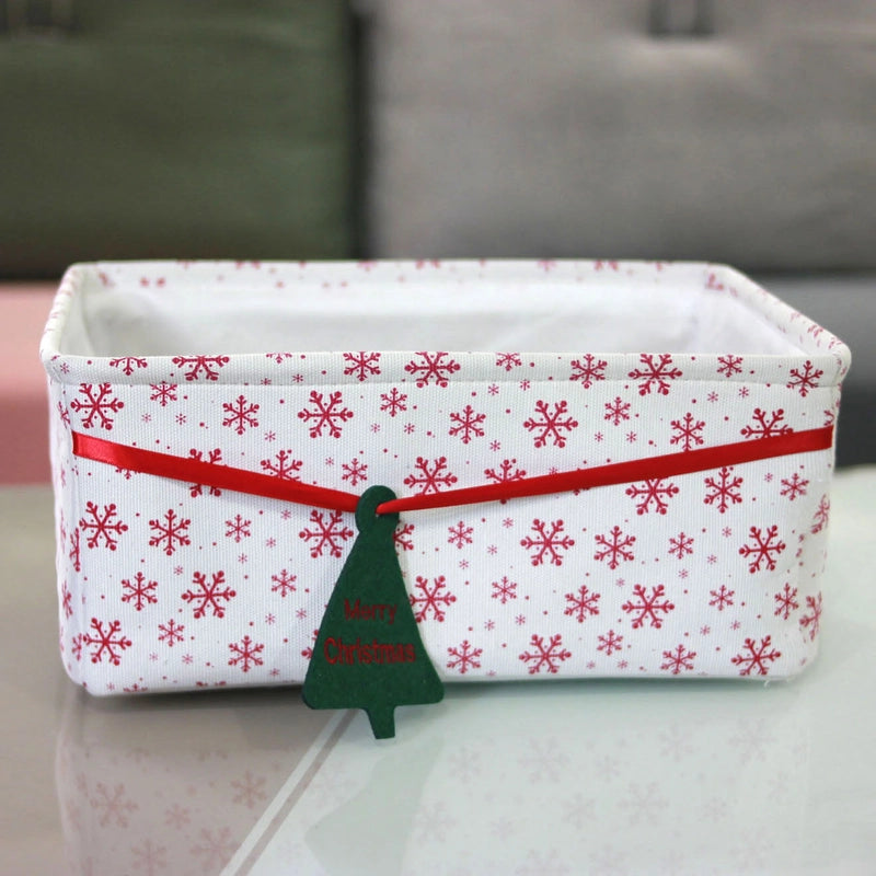 Cute Christmas Tree Oxford Cloth Storage Basket