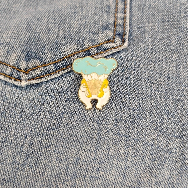Casual Cute Streetwear Pin Cartoon Character Alloy Enamel Unisex Brooches