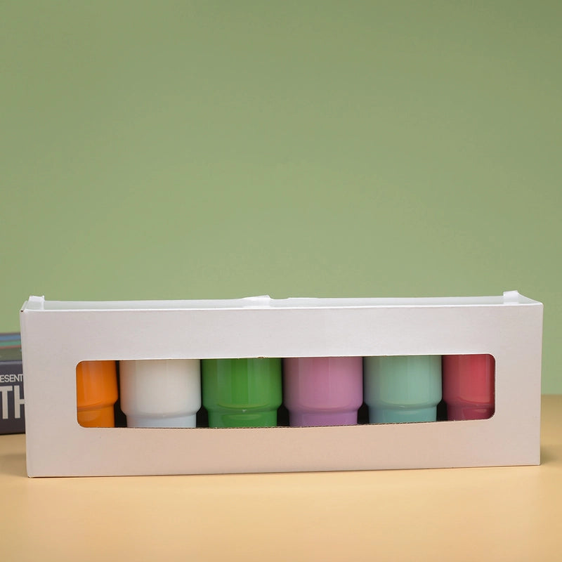 3oz Mini 304 Cold Change Small Wine Glass Single Double-layer Suction Tube Cup Sublimation Stainless Steel Cup A Generation Of Hair