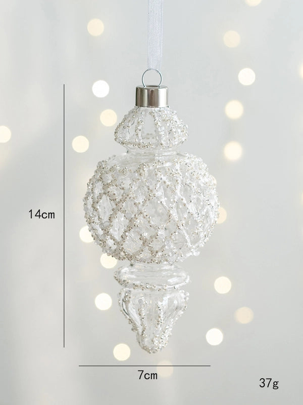 Christmas Minimalist Deer Glass Holiday Party Hanging Ornaments Decorations Hanging Ornaments