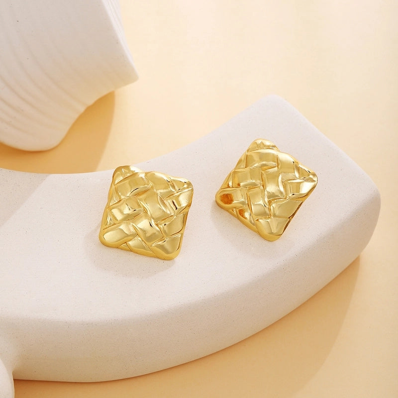 1 Pair Elegant Minimalist Geometric 304 Stainless Steel Stainless Steel Earrings