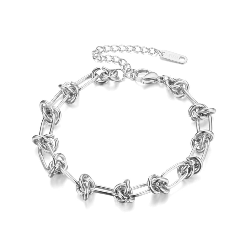 Minimalist Knot Titanium Steel Plating Bracelets