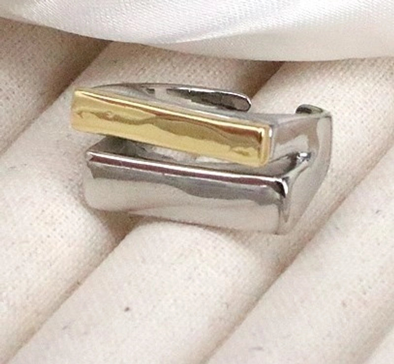 Vintage Style Minimalist Water Droplets Heart Shape Copper Gold Plated Open Rings In Bulk