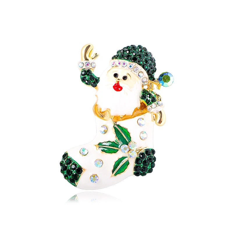 Cute Pin Animal Christmas Tree Snowman Alloy Plating Unisex Brooches