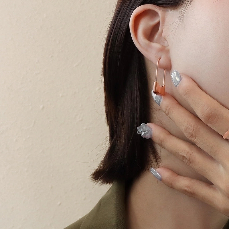 Fashion Leaf 304 Stainless Steel No Inlaid 18K Gold Plated Earrings