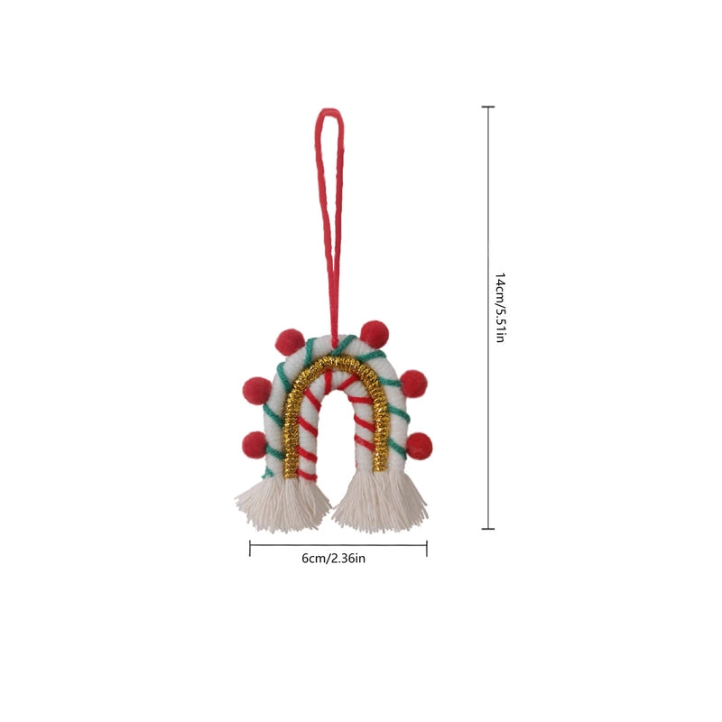 Christmas Fashion Geometric Acrylic Hanging Ornaments