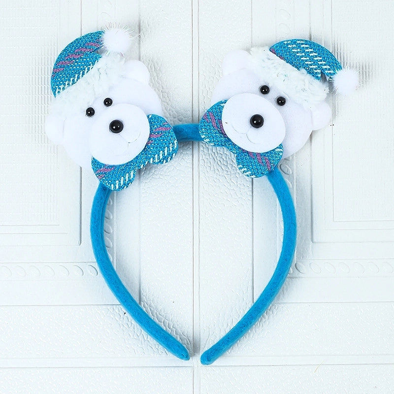 Christmas Cartoon Style Cute Snowman Elk Party Festival Headband