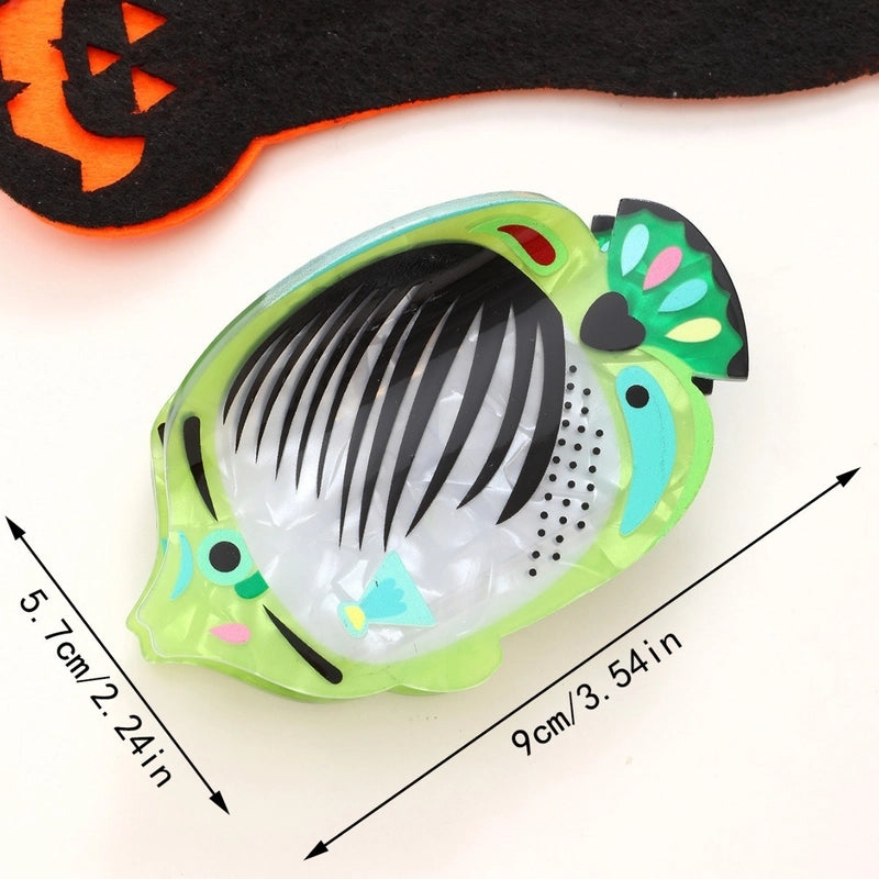 Halloween Minimalist Cool Style Women's Spider Spider Web Acetic Acid Sheets Hair Claws