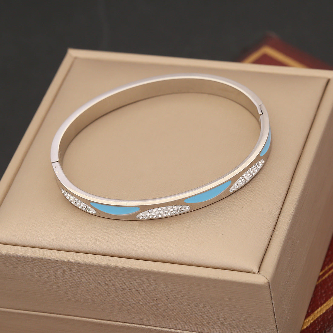 Expressive Eye Stainless Steel Electroplating Bangles